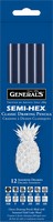 Semi-Hex Graphite Pencil 12pc Kit | GENERAL'S