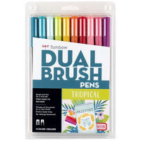 Dual Brush Pens Set/10 | TOMBOW