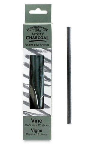 Artists' Vine Charcoal Pkg/12  | WINSOR A& NEWTON