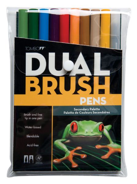 Dual Brush Pens Set/10 Tombow