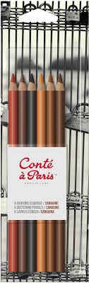 Sketching Crayons Conte A Paris 50106