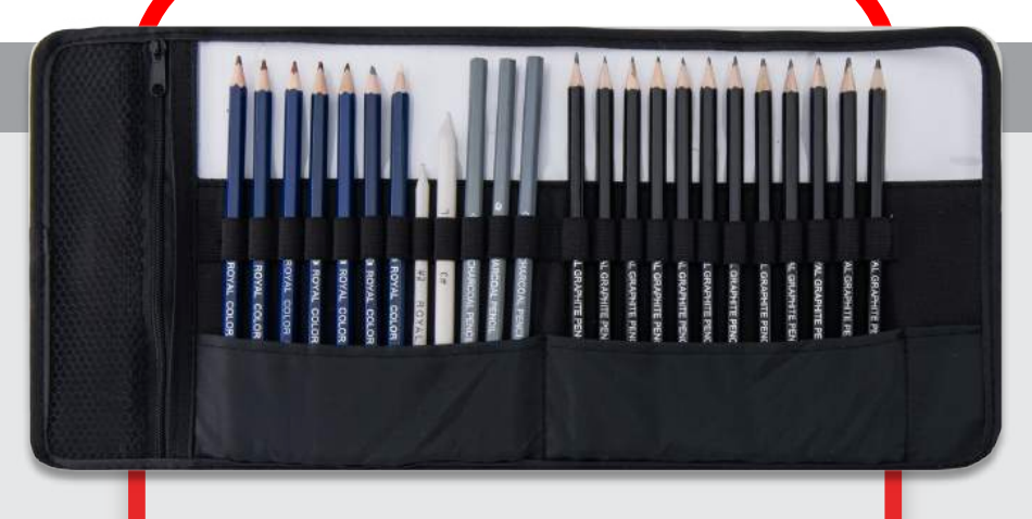 Roll-Up Traveler Pencil Essentials