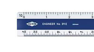 Plastic Flat Pocket Engineer Scale 6
